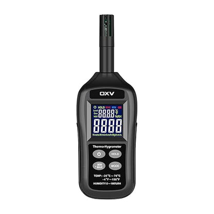 OXV Thermo-Hygrometer Digital Temperature Humidity Meter, Professional by OXV