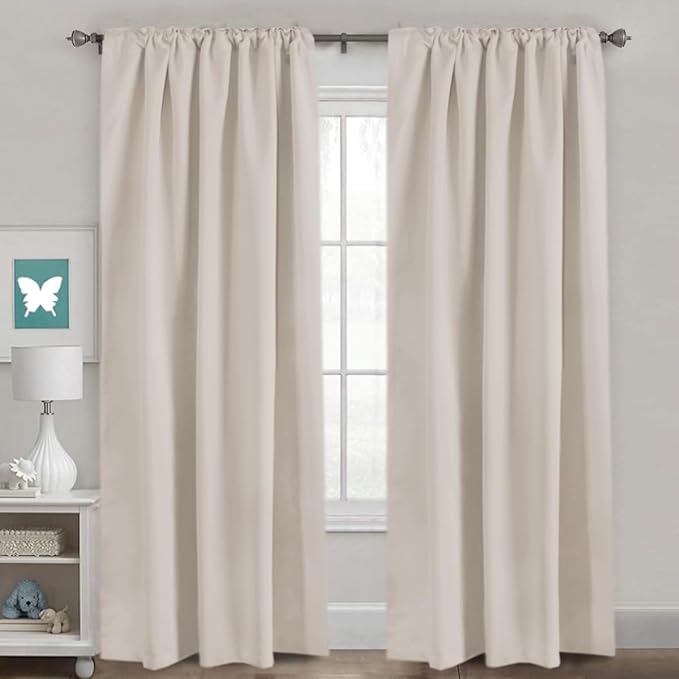 H.VERSAILTEX Blackout Curtains Thermal Insulated Window Treatment Panels Room - Image 2