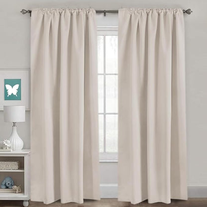 H.VERSAILTEX Blackout Curtains Thermal Insulated Window Treatment Panels Room - Image 2