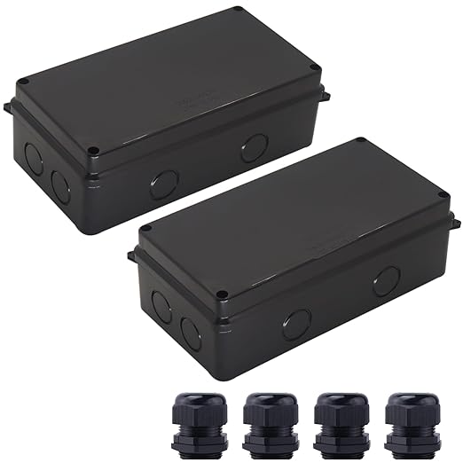 Electrical Box, Outdoor Waterproof Box IP65 Junction Box by LuSumtly