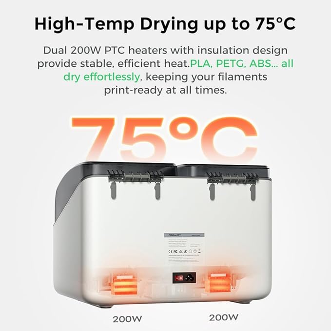 Creality Filament Dryer, Space Pi X4L Filament Storage Box - Image 5
