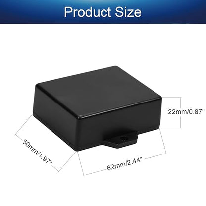 Fielect 2Pcs Project Box ABS Plastic Junction Box Universal Electrical Project - Image 2