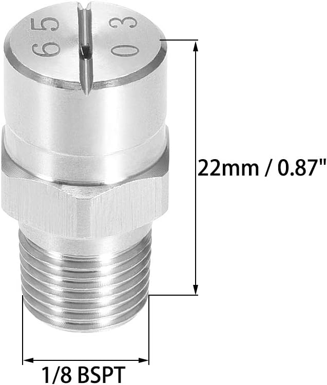 uxcell Flat Fan Spray Tip - Image 2