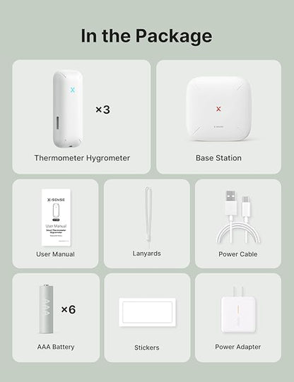 X-Sense 2.0 Indoor WiFi Hygrometer Thermometer, Hygrometer Indoor Humidity - Image 9
