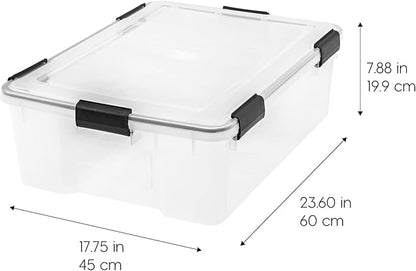 IRIS USA 41 Quart WEATHERPRO Plastic Storage Box - Image 2