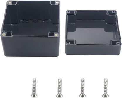 Outdoor Waterproof Junction Box IP67 Project Box ABS Black Electrical Boxes by Otdorpatio