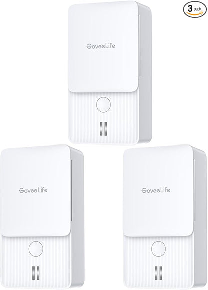 GoveeLife Water Leak Detectors 3 Pack, 100dB Adjustable Audio Alarm and Leak by GoveeLife