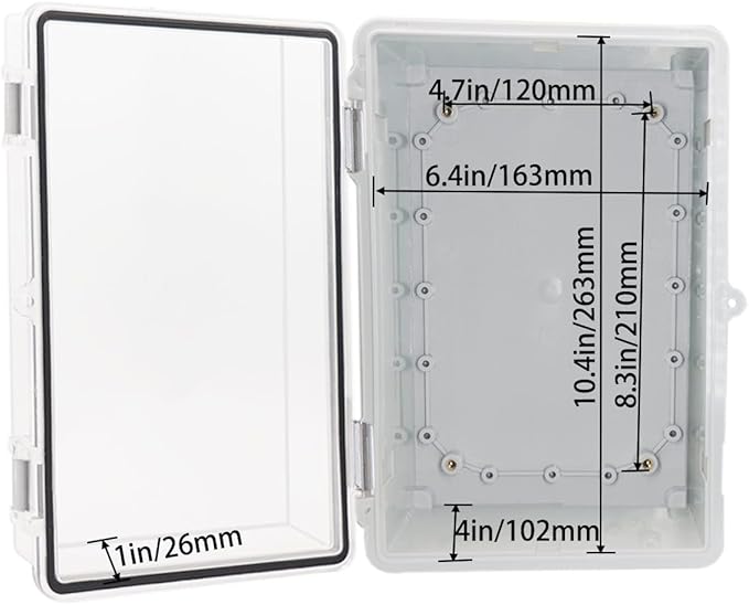Waterproof Outdoor Electrical Box Junction Box Weatherproof IP67 ABS Plastic - Image 4