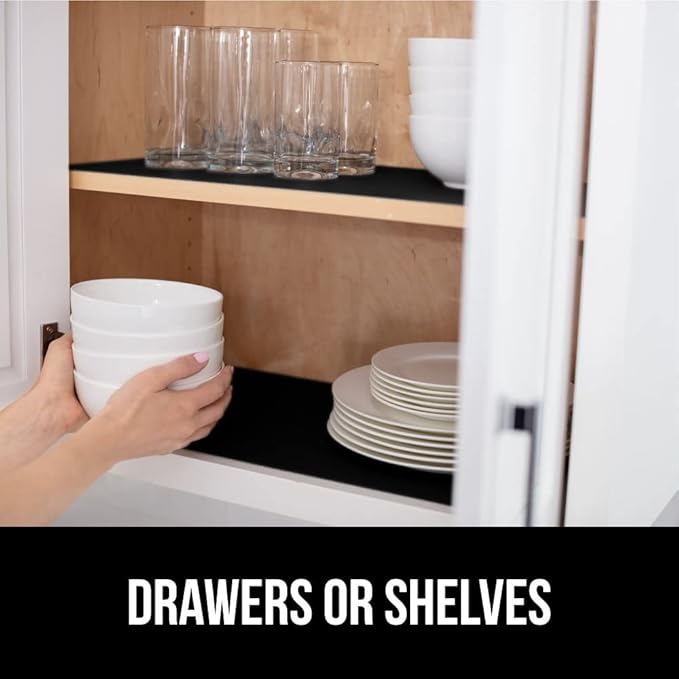 GORILLA GRIP DripGuard Shelf Liner, Non-Adhesive Drawer and Kitchen Cabinet - Image 7