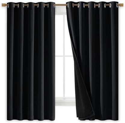 NICETOWN Complete 100% Blackout Curtains, Thermal Insulated & Energy Efficiency - Image 3
