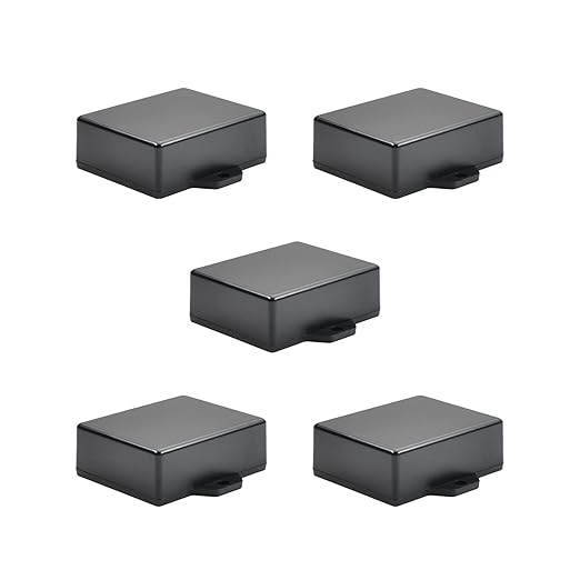 Fielect 5Pcs Project Box ABS Plastic Junction Box Electrical Project Case by Fielect