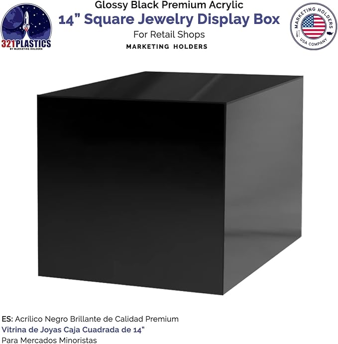 14" Acrylic Display Riser Box - Image 3