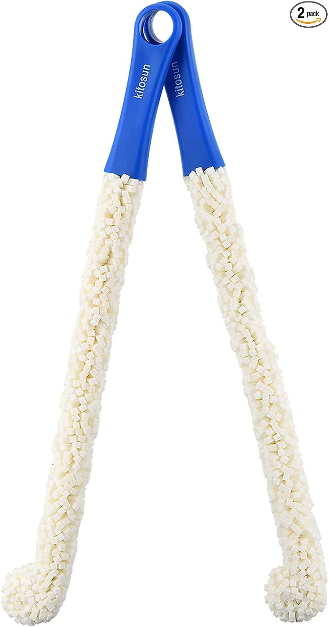 Bottle Cleaner 16.7" Bendable Long Foam Brush Cleaning Tools by KITOSUN
