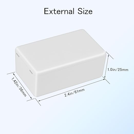 Project Box 8 Pieces Electrical Box Small Junction Box ABS Plastic Enclosure - Image 3