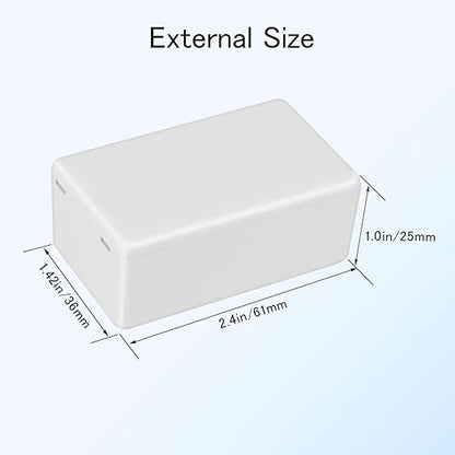 Project Box 8 Pieces Electrical Box Small Junction Box ABS Plastic Enclosure - Image 3