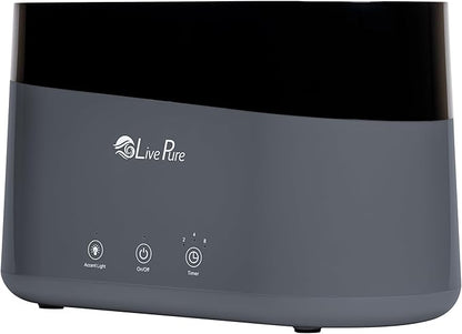 LivePure LP300HUM Aqua Flame Cool Mist Humidifier – Small Ultrasonic Plant - Image 7