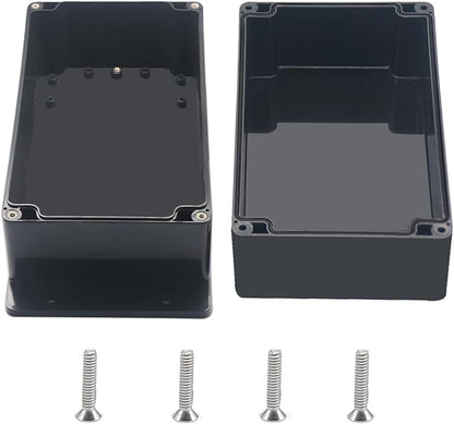 Outdoor Waterproof Junction Box IP67 Project Box ABS Black Electrical Boxes by Otdorpatio