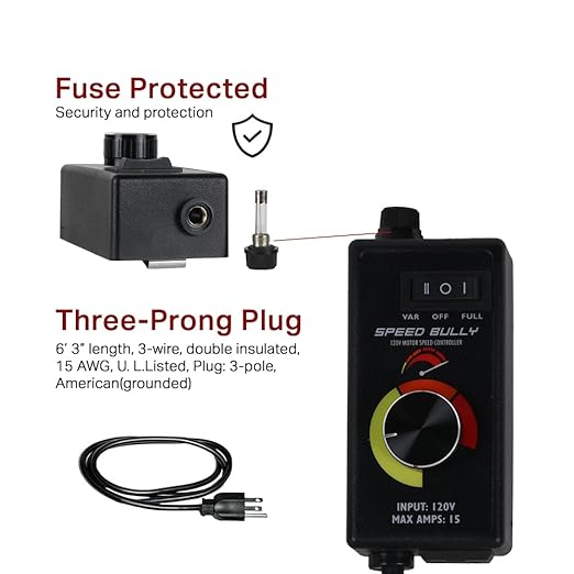 Speed Bully Motor Fan Speed Controller 120V, Variable Speed Controller - Image 5