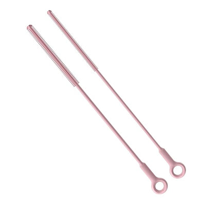 Reusable Silicone Straw Cleaner Brush Set, Flexible&Bendable Design, Dishwasher by Leucite