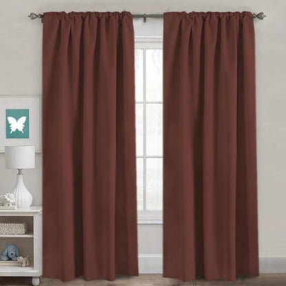 H.VERSAILTEX Blackout Curtains Thermal Insulated Window Treatment Panels Room - Image 2