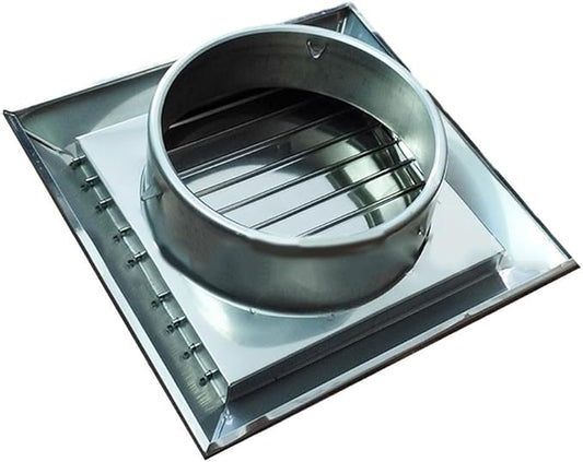 Stainless Steel Square Wall Vent by Unknown
