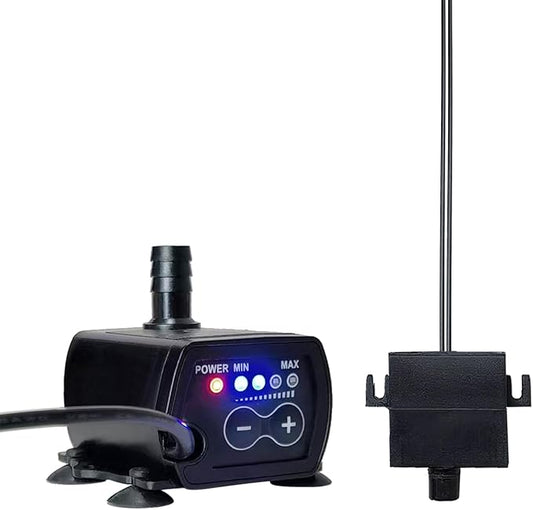 Automatic Small Sump Pump For Dehumidifier, 13FT Height Lift, 4 Level Flow by Roamoris