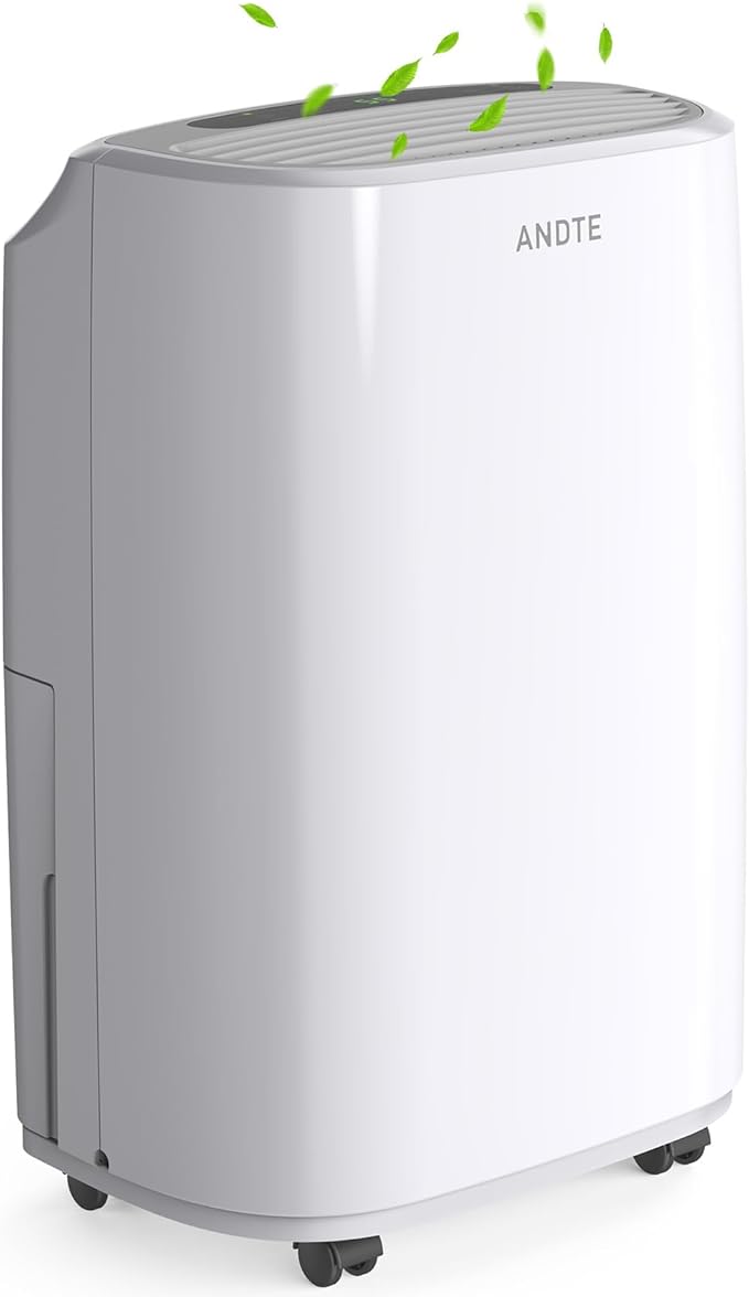 2500 Sq.Ft Dehumidifier for Home Basement, ANDTE 34 Pints Dehumidifier by ANDTE