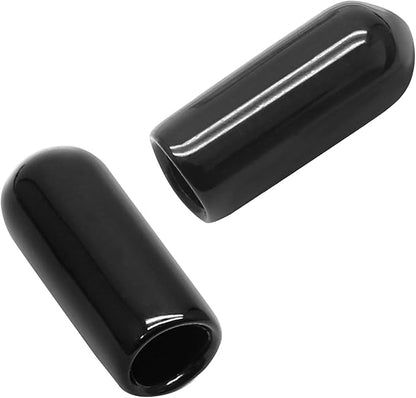 24 Pcs Round Rubber End Caps, 1/4" ID Vinyl Flexible Screw Thread Protectors - Image 6