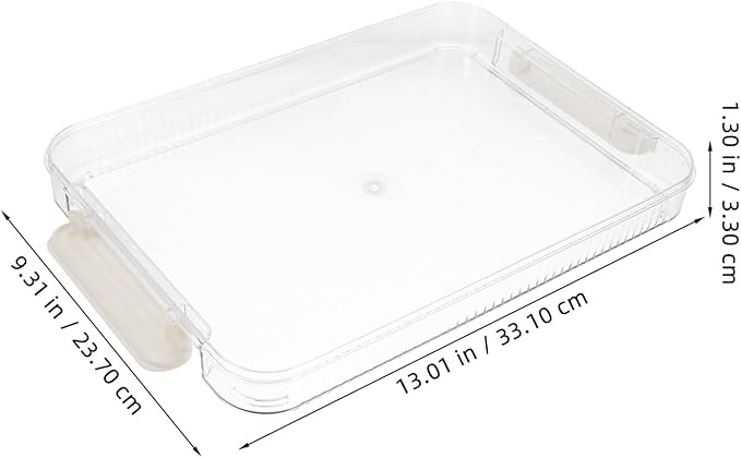 Alipis A4 File Organizer Box Small Size Plastic Storage Box Document Holder - Image 2