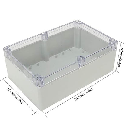 ABS Plastic Junction Box, Dustproof Waterproof IP65 Electrical Enclosure Box - Image 2