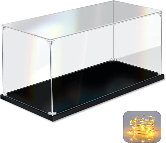 Acrylic Display Case for Collectibles Assemble Clear Acrylic Display Box for by KOLIPI