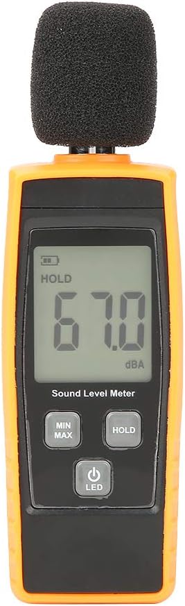Decibel Meter LCD Digital Sound Level Meter DB Meter Environmental Noise Tester by Aramox