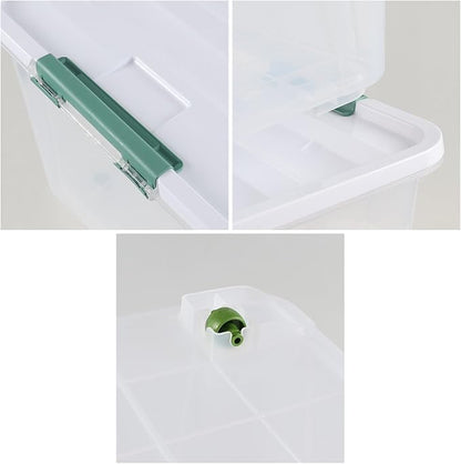 80 L Large Plastic Storage Bins - Image 3