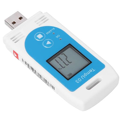 Temperature Humidity Data Logger, USB Digital Temp Recorder Humidity Logger - Image 8