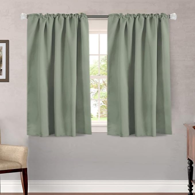 H.VERSAILTEX Blackout Curtains Thermal Insulated Window Treatment Panels Room - Image 2