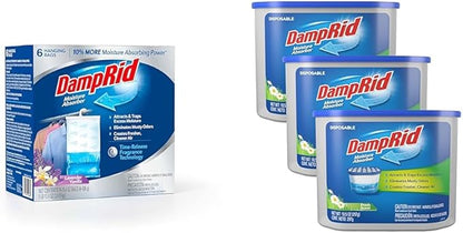 DampRid Lavender Vanilla Hanging Moisture Absorber, 15.4 oz., 6 Pack* & Fresh by Unknown