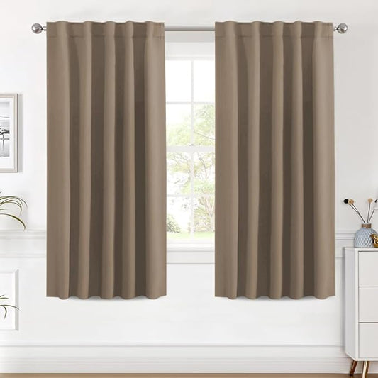 H.VERSAILTEX Blackout Curtains Thermal Insulated Window Treatment Panels Room by HVERSAILTEX