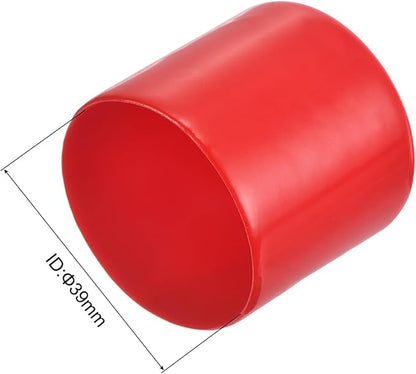 uxcell 20pcs Rubber End Caps 39mm ID Vinyl Round Tube Bolt Cap Cover Thread - Image 3