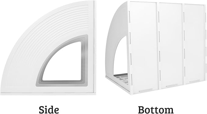 SAYEEC Magazine Holder Plastic File Sorter Binder Holder - Image 5