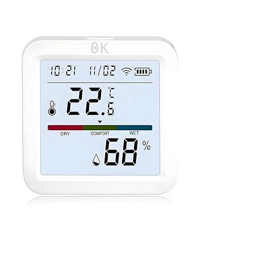 Zero Kelvin WiFi Smart Temperature & Humidity Sensor – App-Controlled by Unknown
