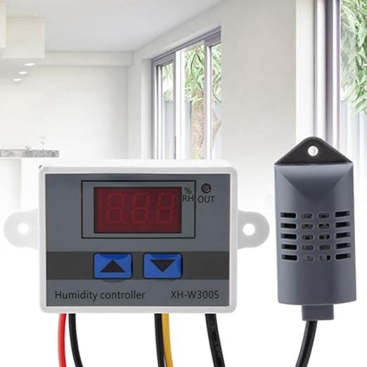 XH-W3005 Digital Hygrometer Switch Controller 220V Humidity Sensor 0~99% RH LCD - Image 4