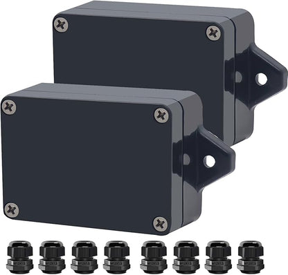Project Box ABS Black Electrical Boxes IP67 Outdoor Waterproof Box Electronic - Image 2