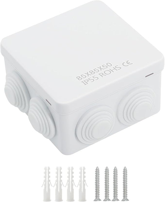 LeMotech ABS Plastic Dustproof Water Resistant IP55 Junction Box Universal by LeMotech