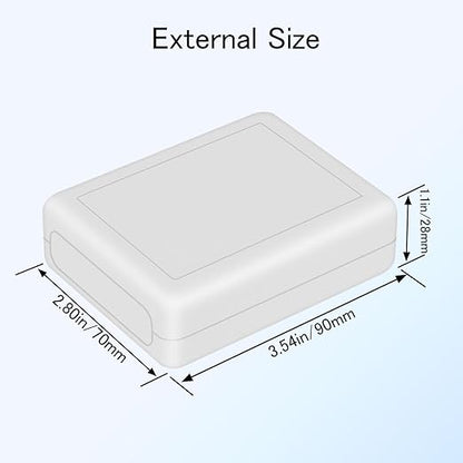 Project Box 8 Pieces Electrical Box Small Junction Box ABS Plastic Enclosure - Image 3