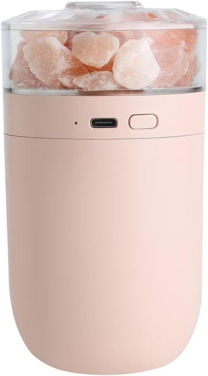 Himalayan Salt Lamp Ultrasonic Humidifier, Essential Oil Aromatherapy Diffuser by Unknown