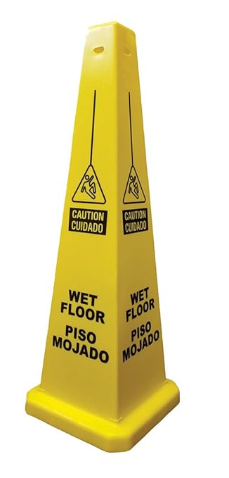 Cortina Lamba 36" Cone 'Wet Floor' English/Spanish by Cortina+Safety+Products