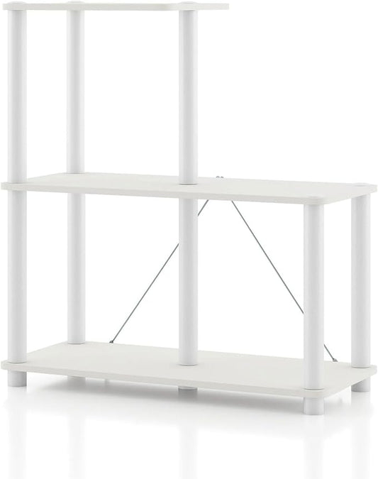 Homes: Inside + Out Apexa Modern 3-Cube Ladder Shelving Units, Collectibles by HOMESInsideOut