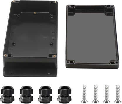 Project Box ABS Black Electrical Boxes IP67 Outdoor Waterproof Junction Box by Otdorpatio