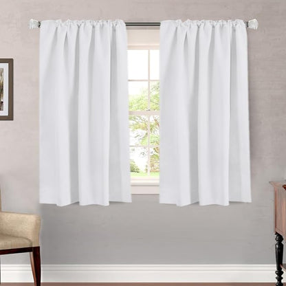 H.VERSAILTEX White Curtains Thermal Insulated Window Treatment Panels Room - Image 2
