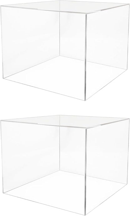 2 Pack Acrylic Display Riser Box by MarketingHolders